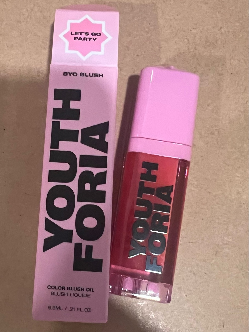 Color Blush Oil in Pink - Let's Go Party by Youthforia